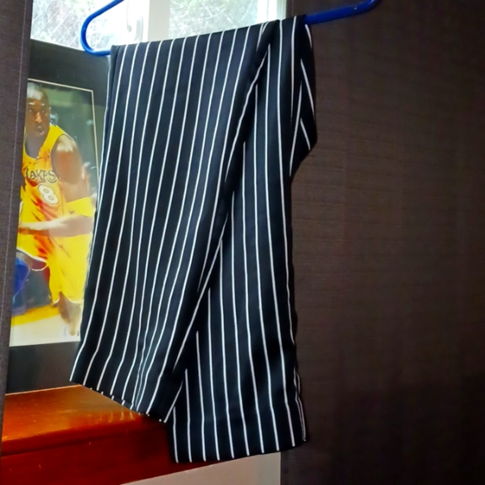 Satin striped banana republic pants size 6